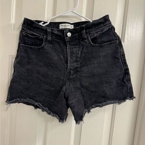 Abercrombie dad shorts -black